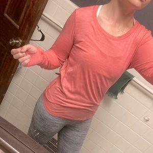 Lululemon tie back reflective long sleeve